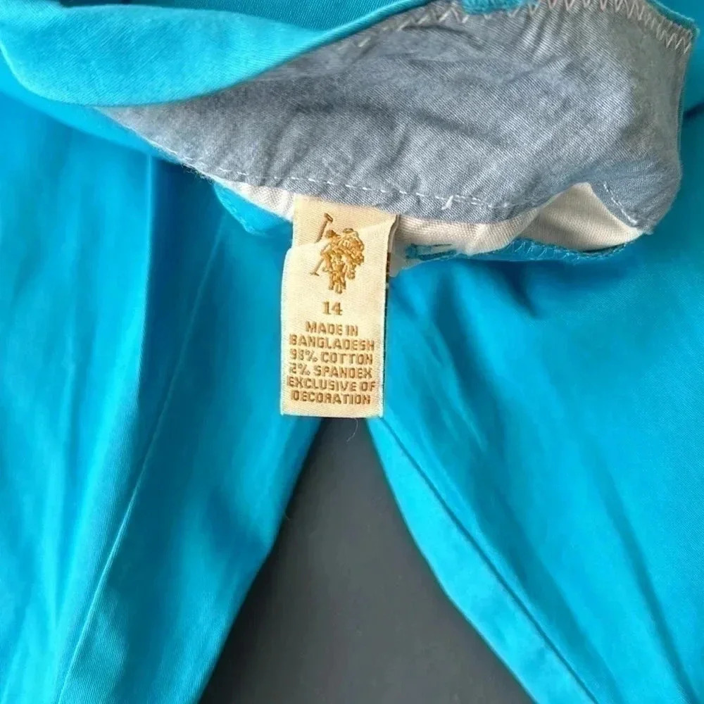 NWT Blue US Polo ASSN. Shorts Size 14 - Picture 10 of 11